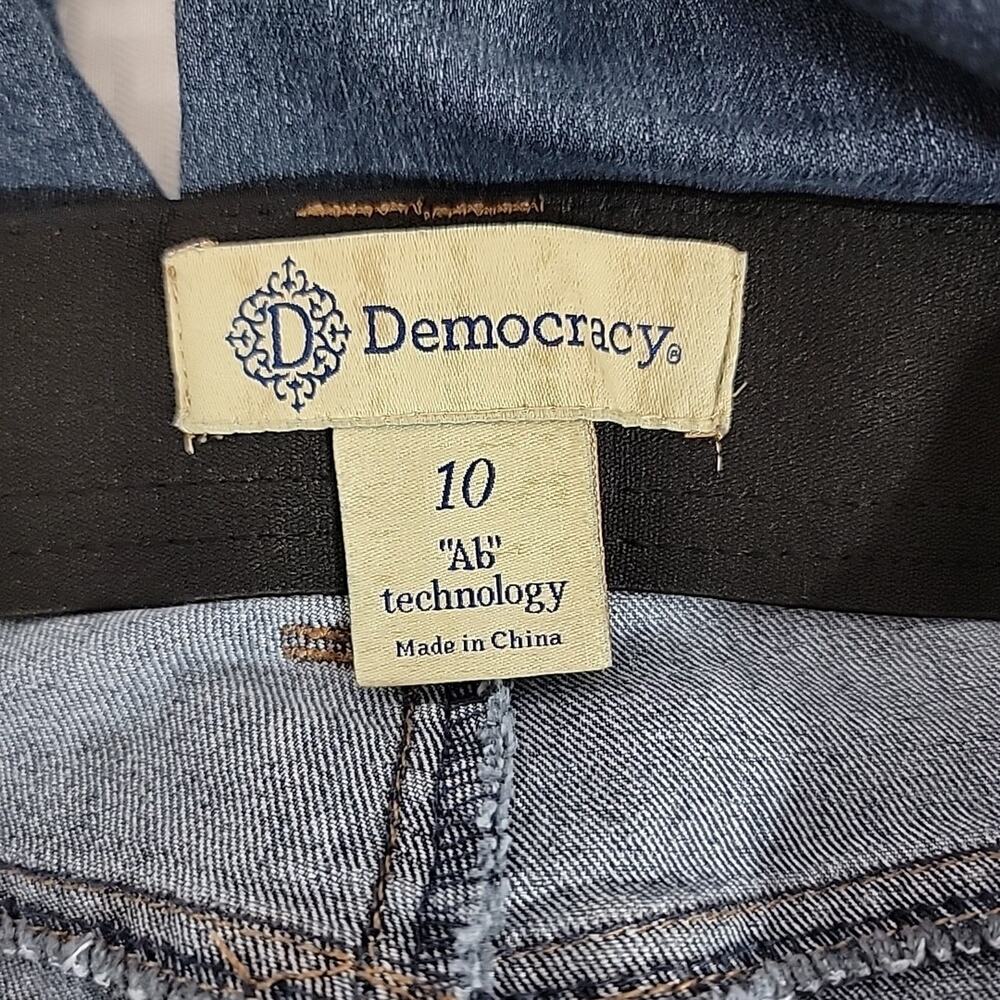 Democracy‎ Ab Tech Jeans Womens 10 Blue Stretch Mid Rise Skinny - Picture 6 of 7